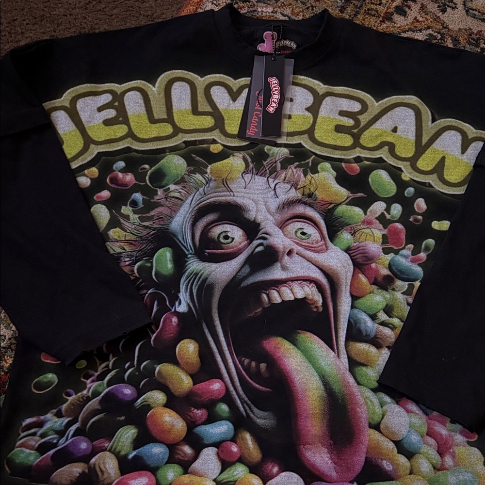 Jelly Beans Multicolor Graphic Long Sleeve Tee
